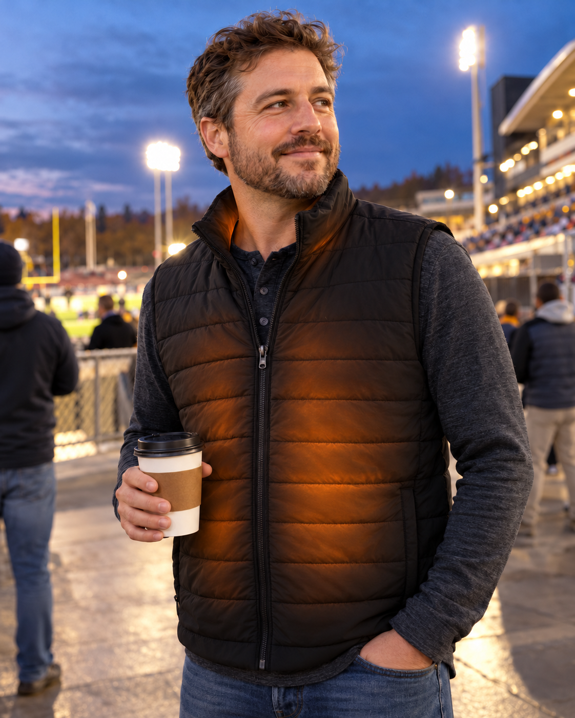 Men's Alder Heated Vest heating